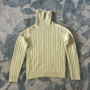 Sutton Studio Cable Knit Turtleneck Sweater